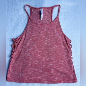Aeropostale Marled Red Tank Top